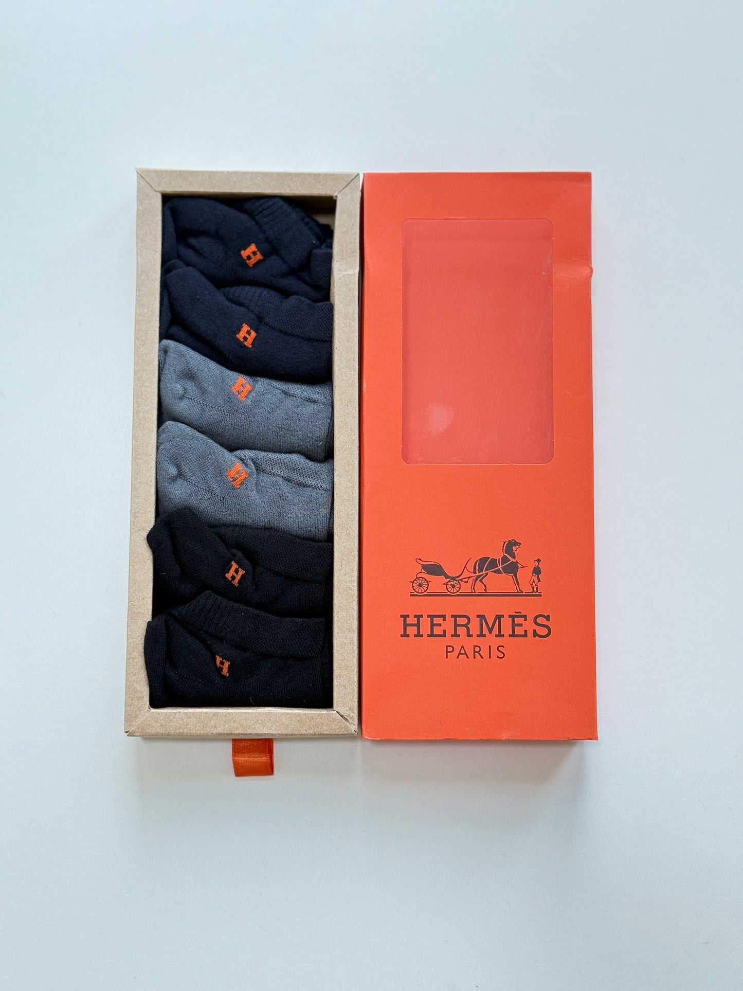 Hermes Socks – 6 Pair Pack (100% Cotton)