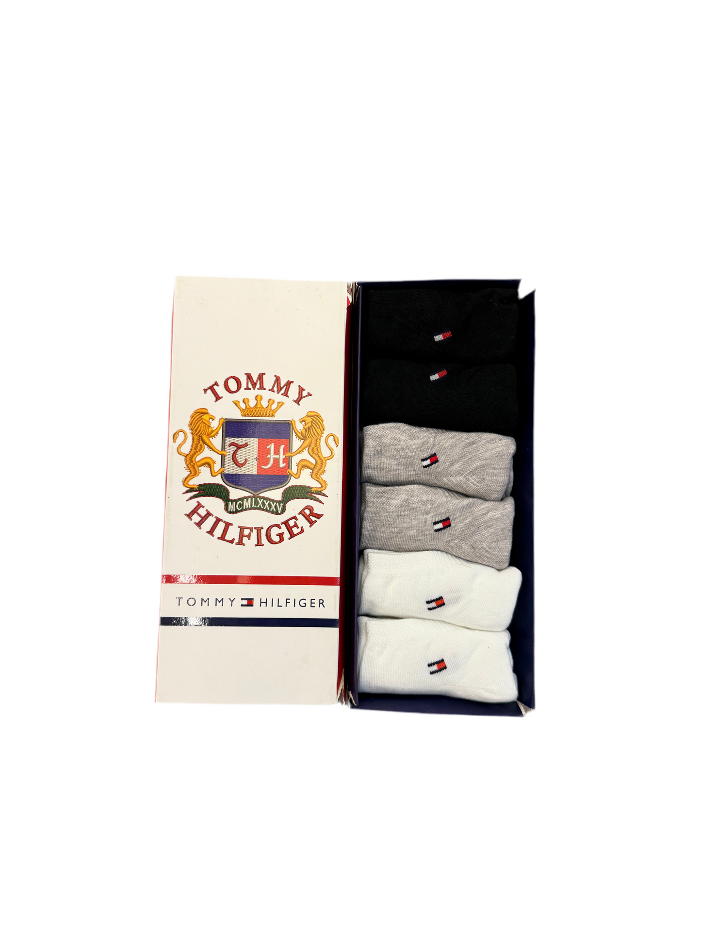 Tommy Hilfiger Socks – 6 Pair Pack (100% Cotton)