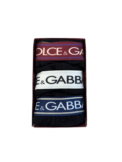 Dolce & Gabbana Boxers – 3 Pair Pack (100% Cotton)