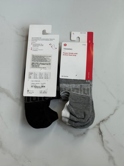 Lululemon No-Show Training Socks – 3 Pack