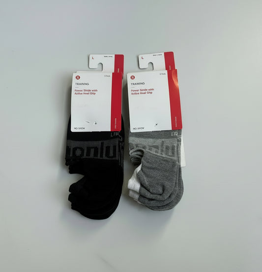 Lululemon No-Show Training Socks – 3 Pack