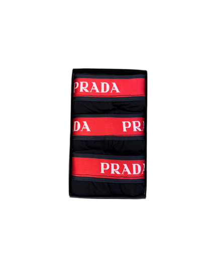 Prada Boxers – 3 Pair Pack (100% Cotton)