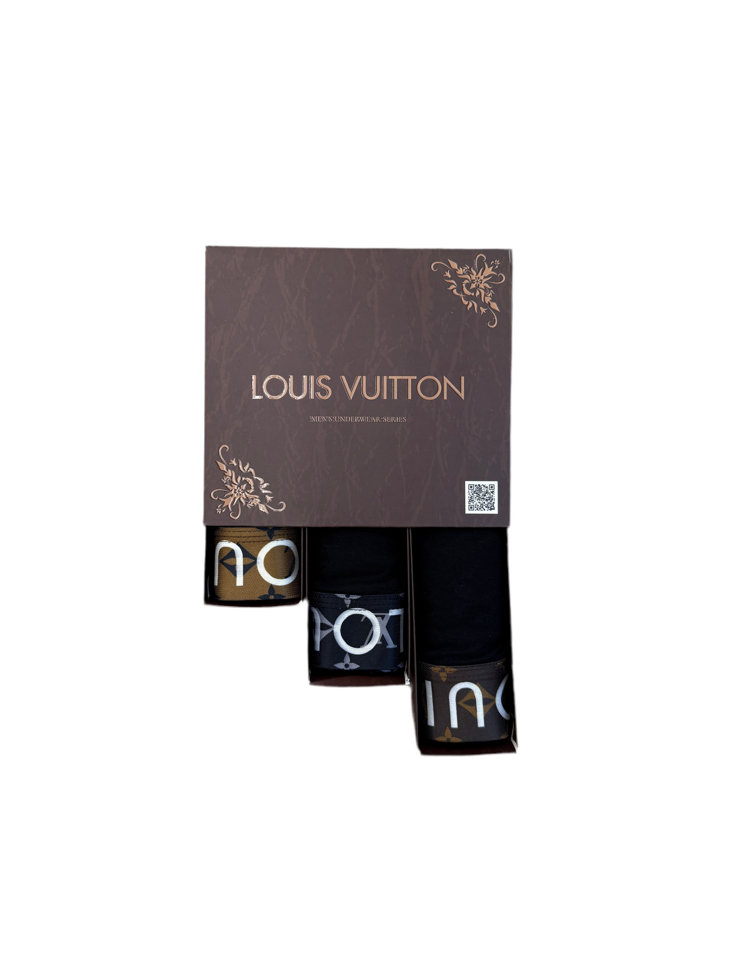 Louis Vuitton   Boxers – 3 Pair Pack High quality (100% Cotton)