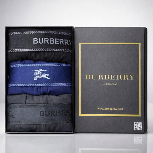 Burberry Boxers – 3 Pair Pack High quality (100% Cotton)