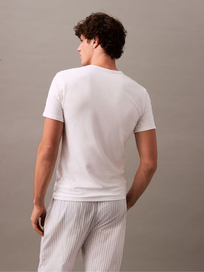 Calvin Klein White V-Neck Lounge T-Shirts